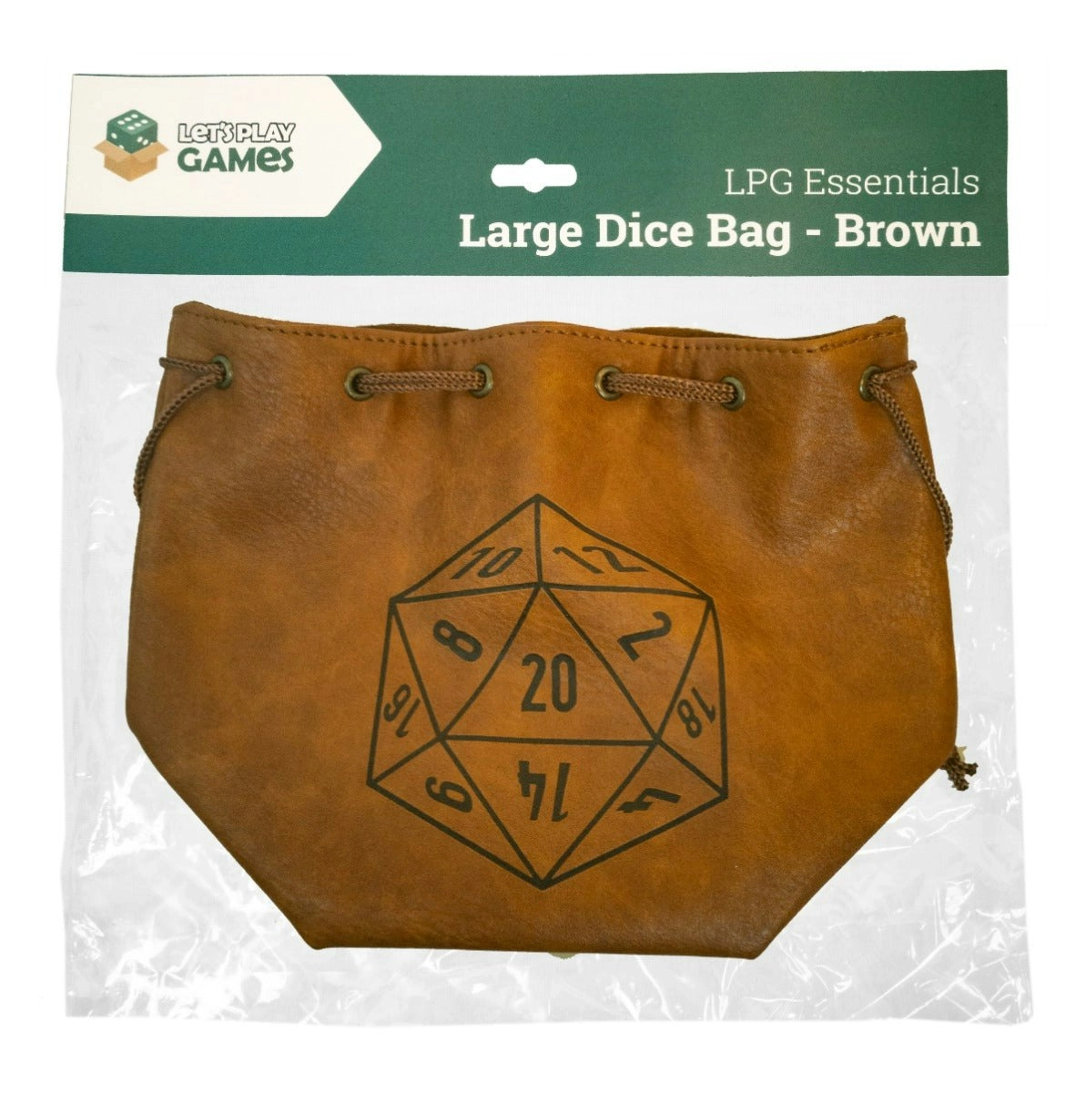 LPG Dice Bag - Large Brown