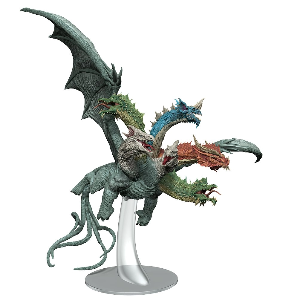 D&D Icons of the Realms Miniatures Fizban's Treasury of Dragons Dracohydra Premium Set 2