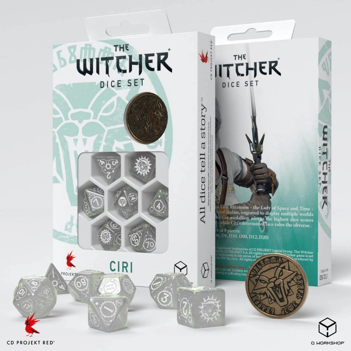 Q Workshop - The Witcher Dice Set Ciri - The Lady Of Space And Time