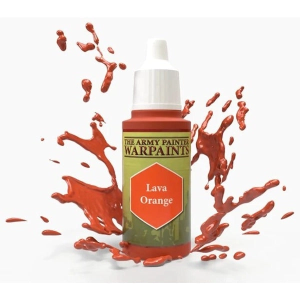 Army Painter Warpaints - Lava Orange Acrylic Paint 18ml