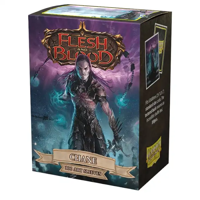 Sleeves - Dragon Shield - Box 100 - Matte Art - Flesh and Blood Chane