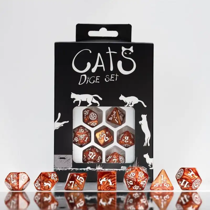 Q Workshop - Cats Dice Set - Muffin Dice Set 7