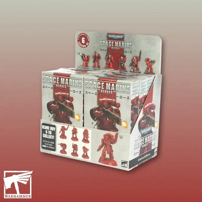 Space Marine Heroes Series 4 Display - Blood Angels