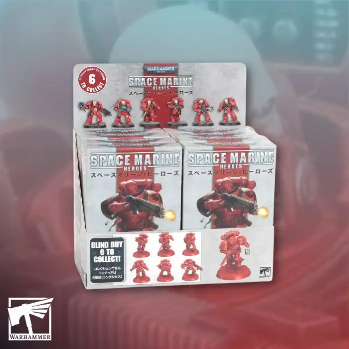 Space Marine Heroes Series 4 Display - Blood Angels Collection Two