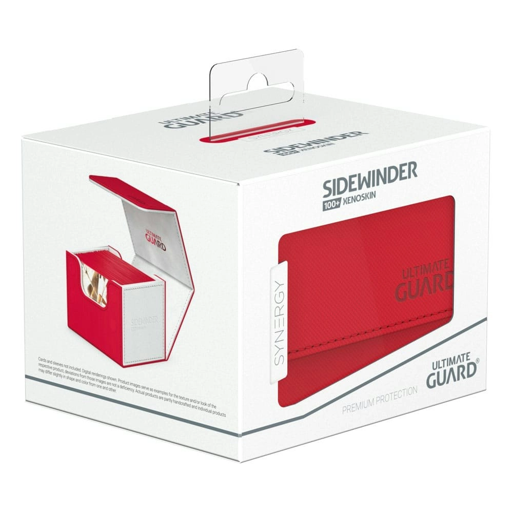 Ultimate Guard Synergy Sidewinder 100+ Red/White Deck Box