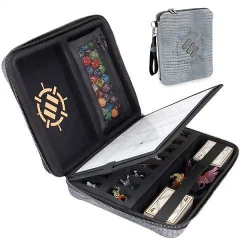 Enhance Tabletop - RPG Organizer Case Collector's Edition - Silver