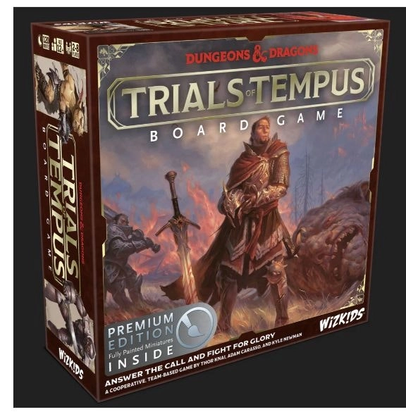 Dungeons & Dragons Trials of Tempus Board Game Premium Edition