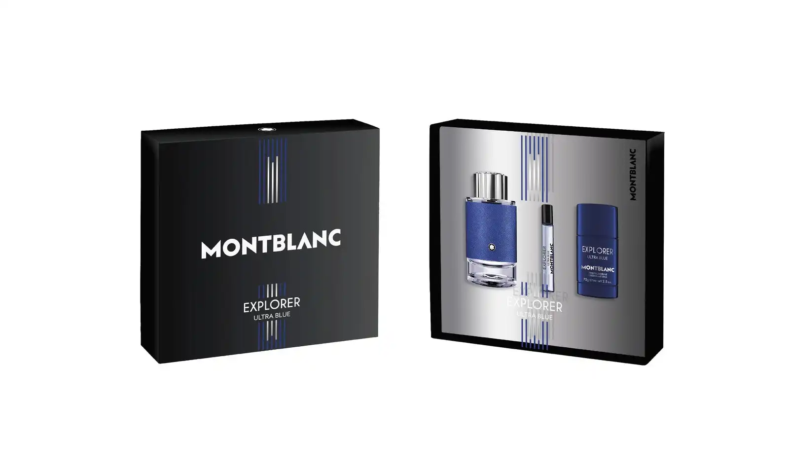 Mont Blanc Explorer Ultra Blue EDP 100ml 3 Piece Gift Set