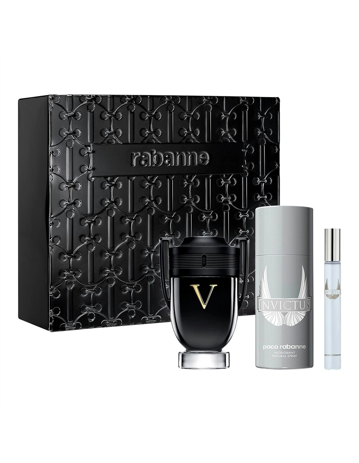 Rabanne Invictus VICTORY EDP Extreme 100ml 3 Piece Gift Set