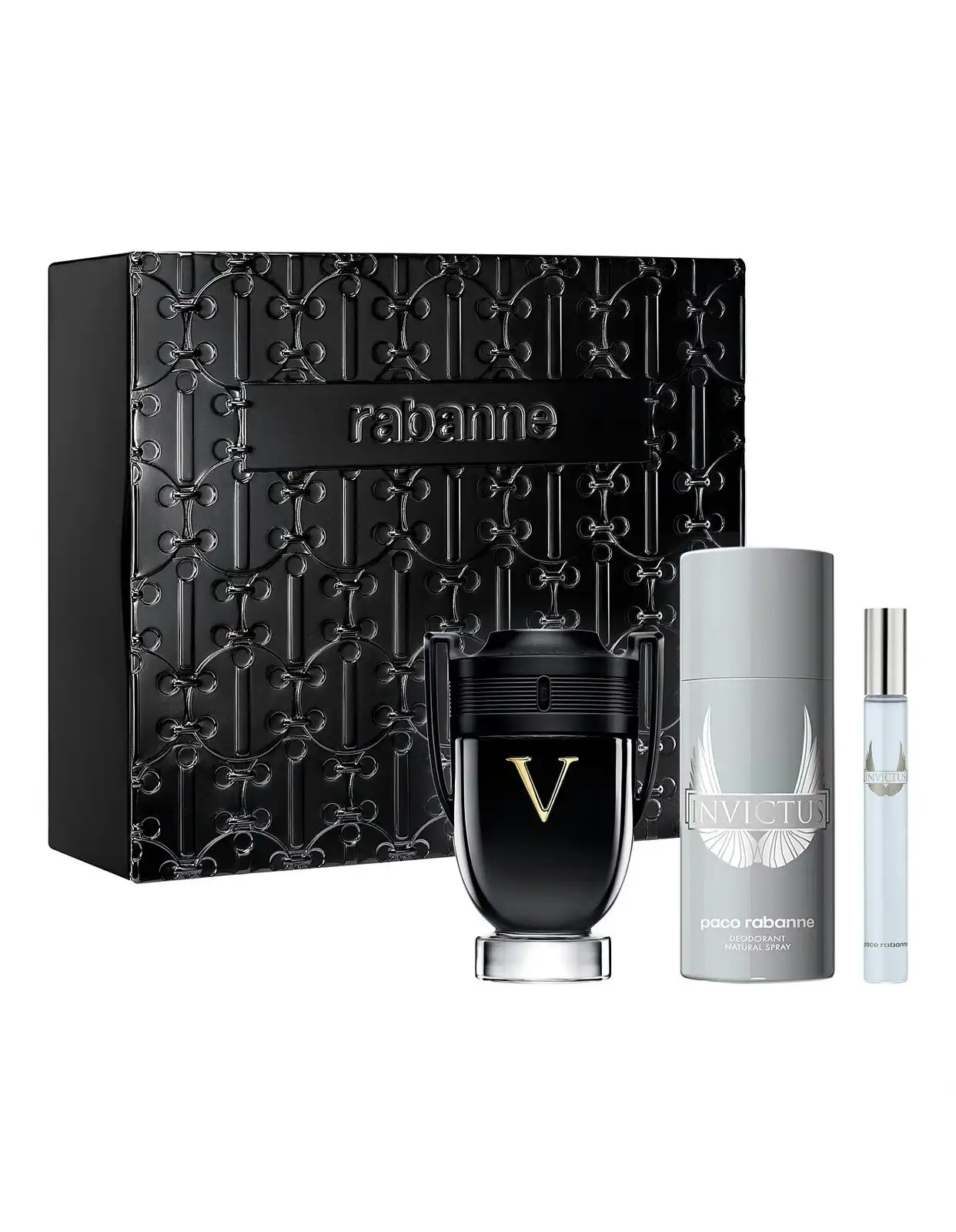 Rabanne Invictus VICTORY EDP Extreme 100ml 3 Piece Gift Set