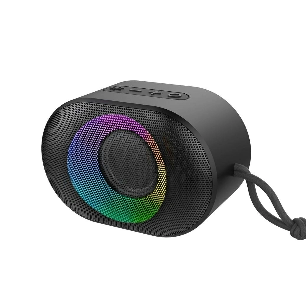 mBeat Bump B1 Ipx6 Bluetooth Speaker With Pulsing Rgb Light -black