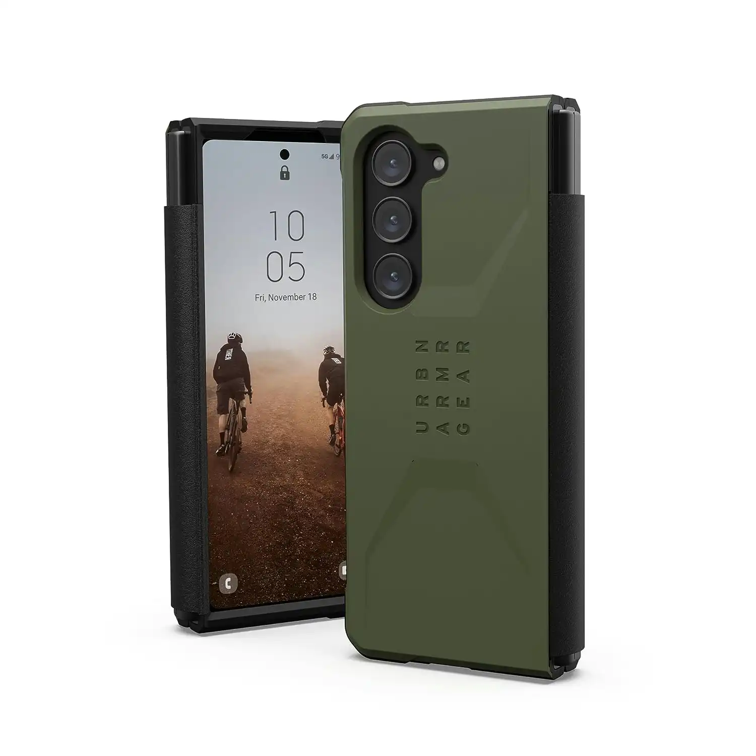 UAG Civilian Case For Samsung Galaxy Z Fold 5 - Olive