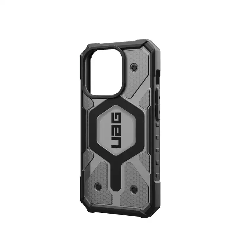 UAG Pathfinder Clear Magsafe Case For Iphone 15 Pro - Ash