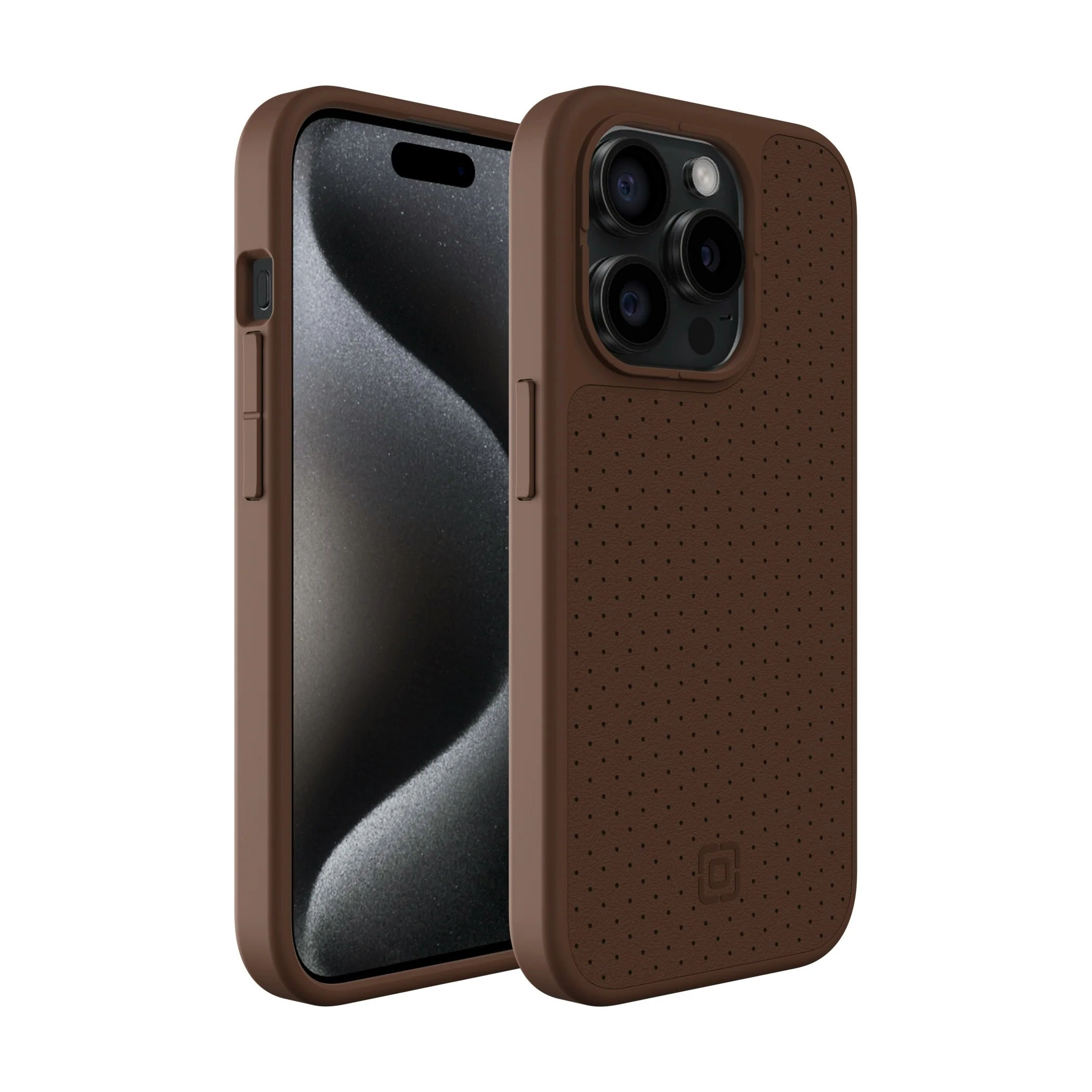 Incipio Cru. Lilo Case For Apple Iphone 15 Pro - Brown Faux