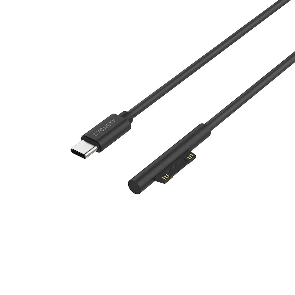 Cygnett Microsoft Surface Laptop Cable (1m) To Usb-c - Black