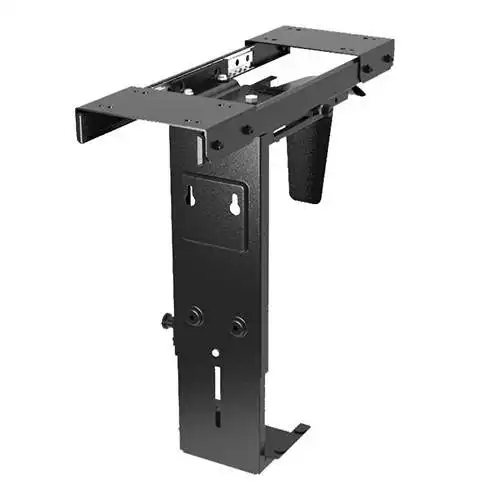 Brateck Adjustable Under-desk Atx Case Mount With Sliding Track