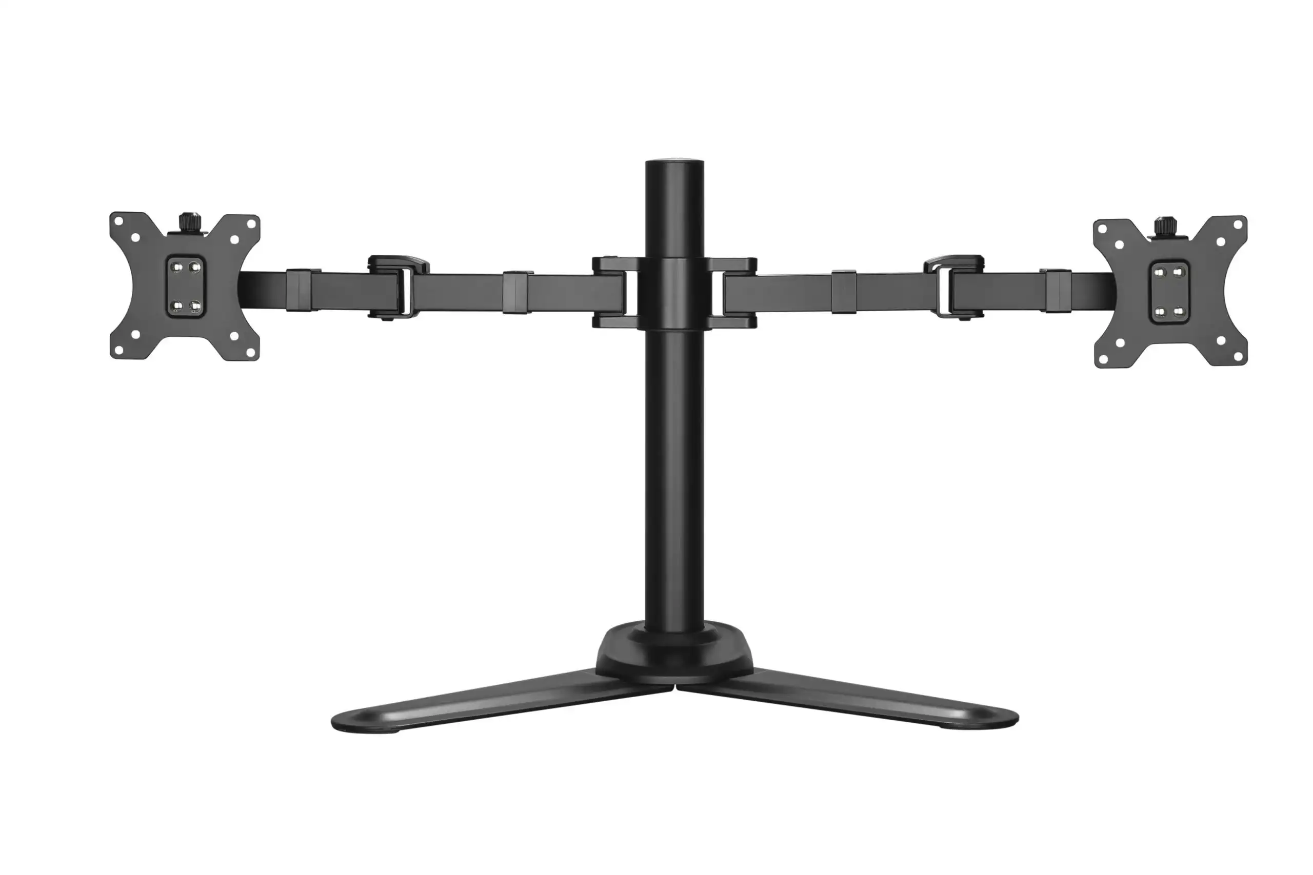 Brateck Affordable Steel Articulating Dual Monitor Stand - Black