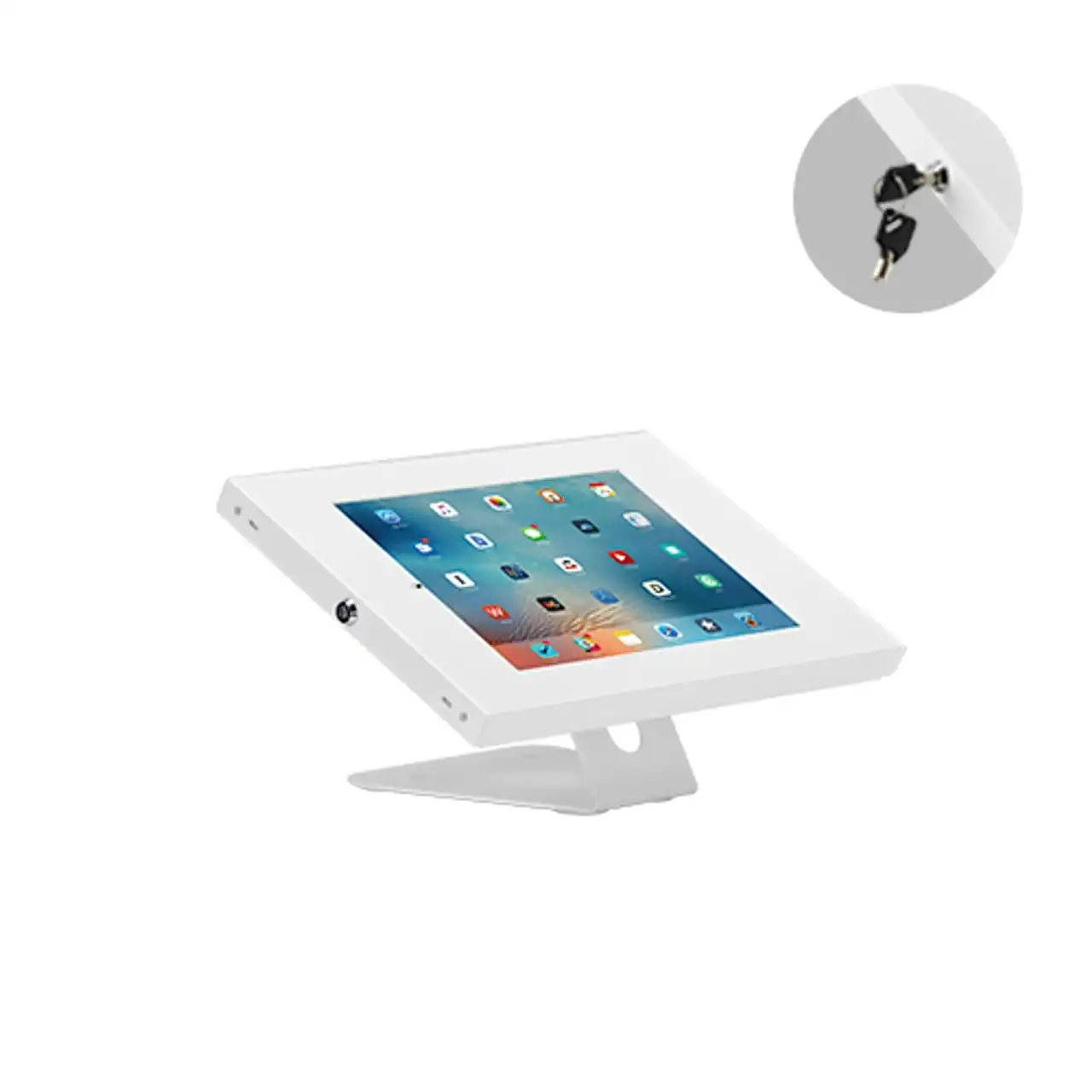 Brateck Anti-theft Wall-mounted/countertop Tablet 9.7 -11  - White