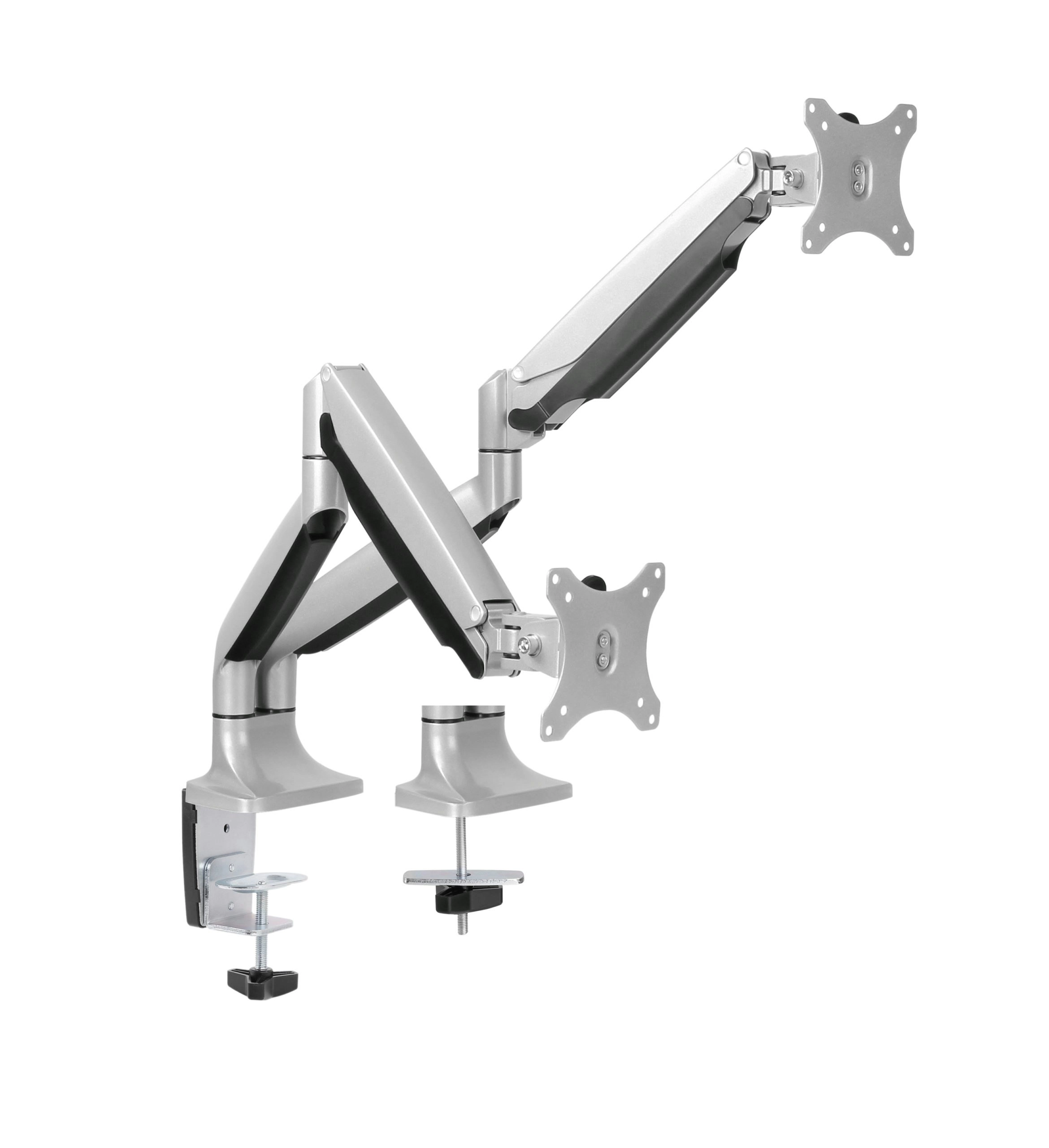 Brateck Dual Aluminum Counterbalanced Monitor Arm Mount 13"-32"