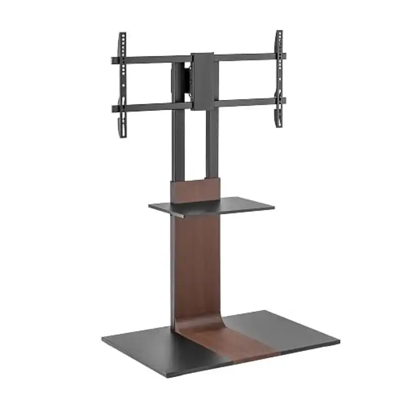 Brateck Heavy-duty Modern Tv Floor Stand W/ Equipment Shelf 45"-90