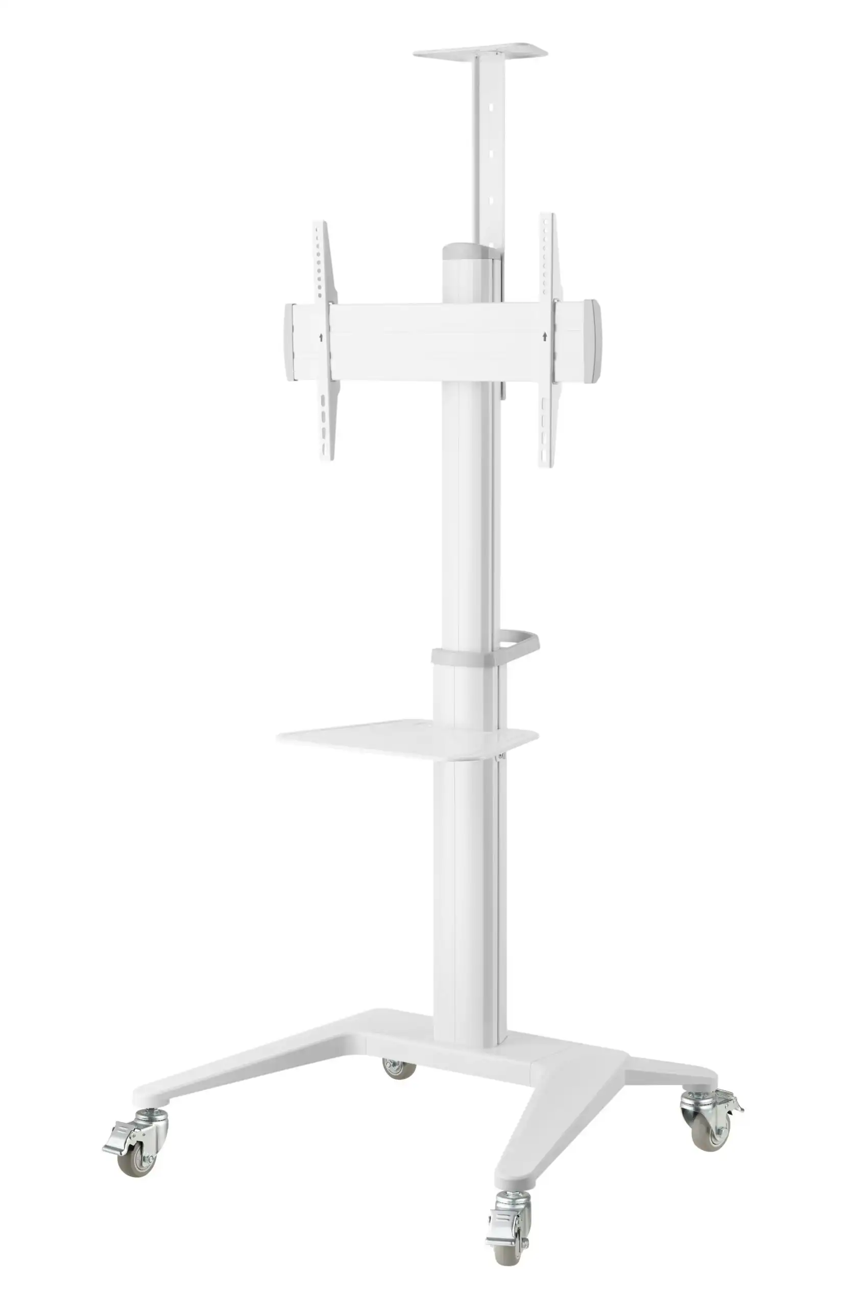 Brateck Ultra-modern Aluminum Tv Cart 37"-70" - White