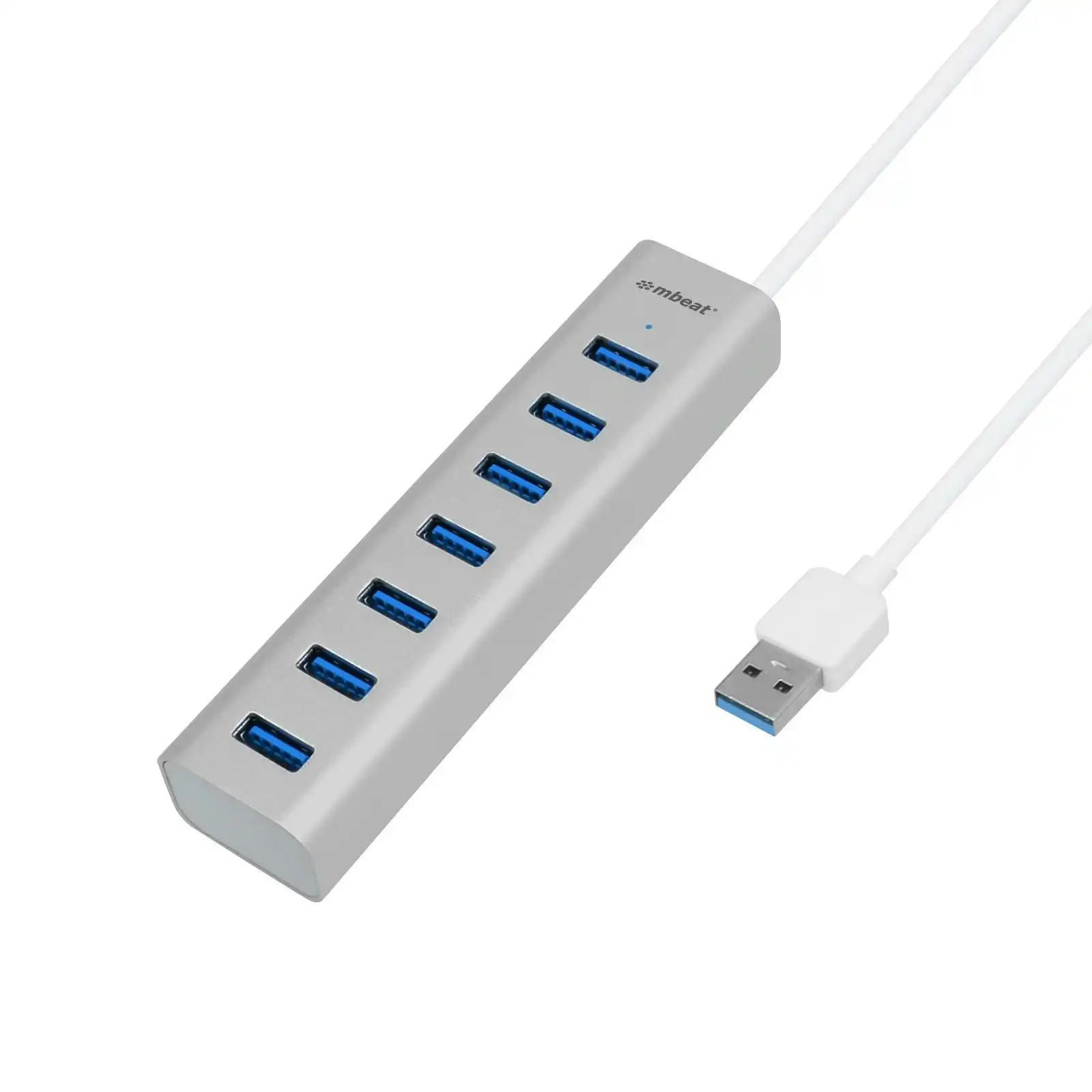 mBeat 7-port Usb 3.0 Powered Hub - White