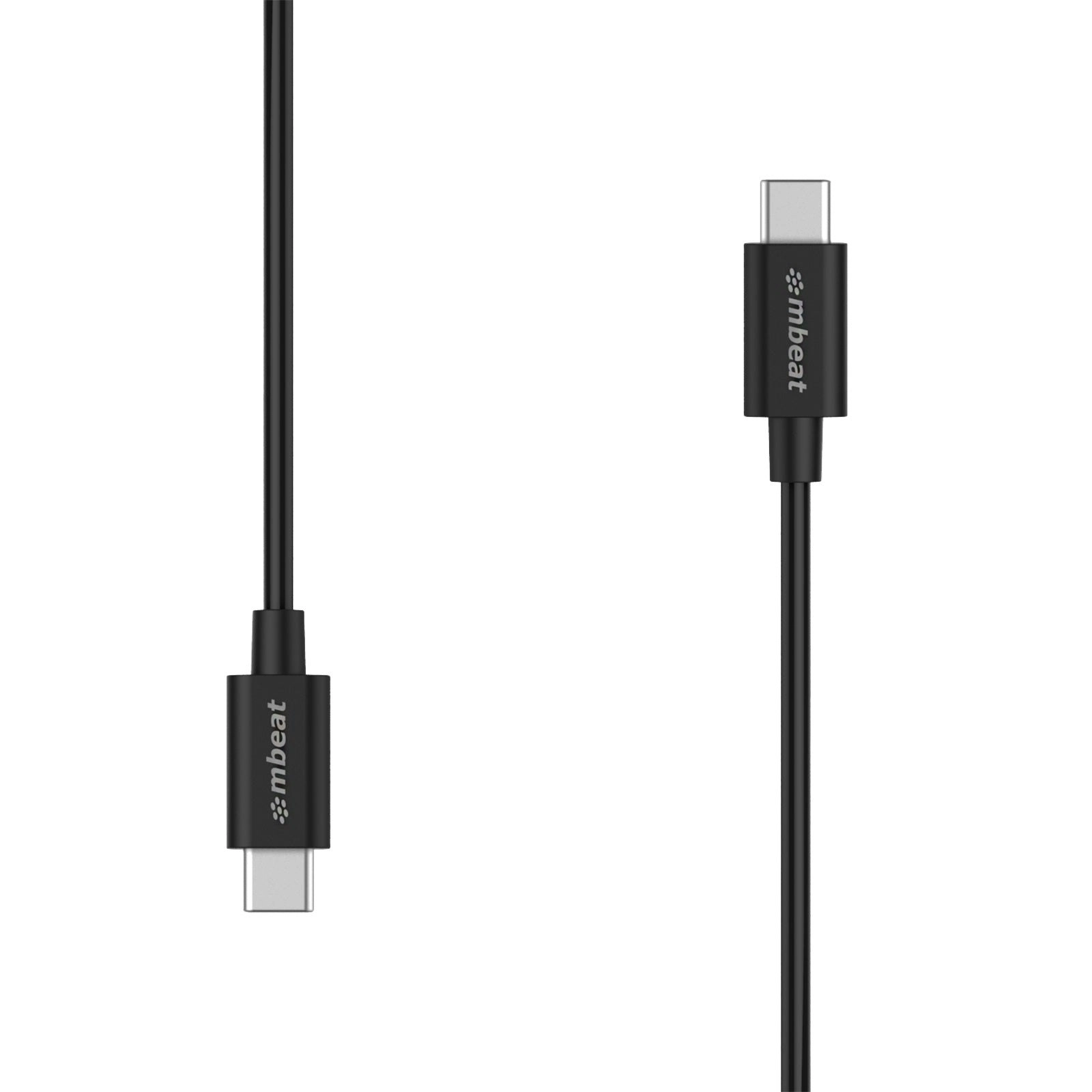 mBeat Prime Usb-c To Usb-c 2m 2.0 Charge And Sync Cable - Black