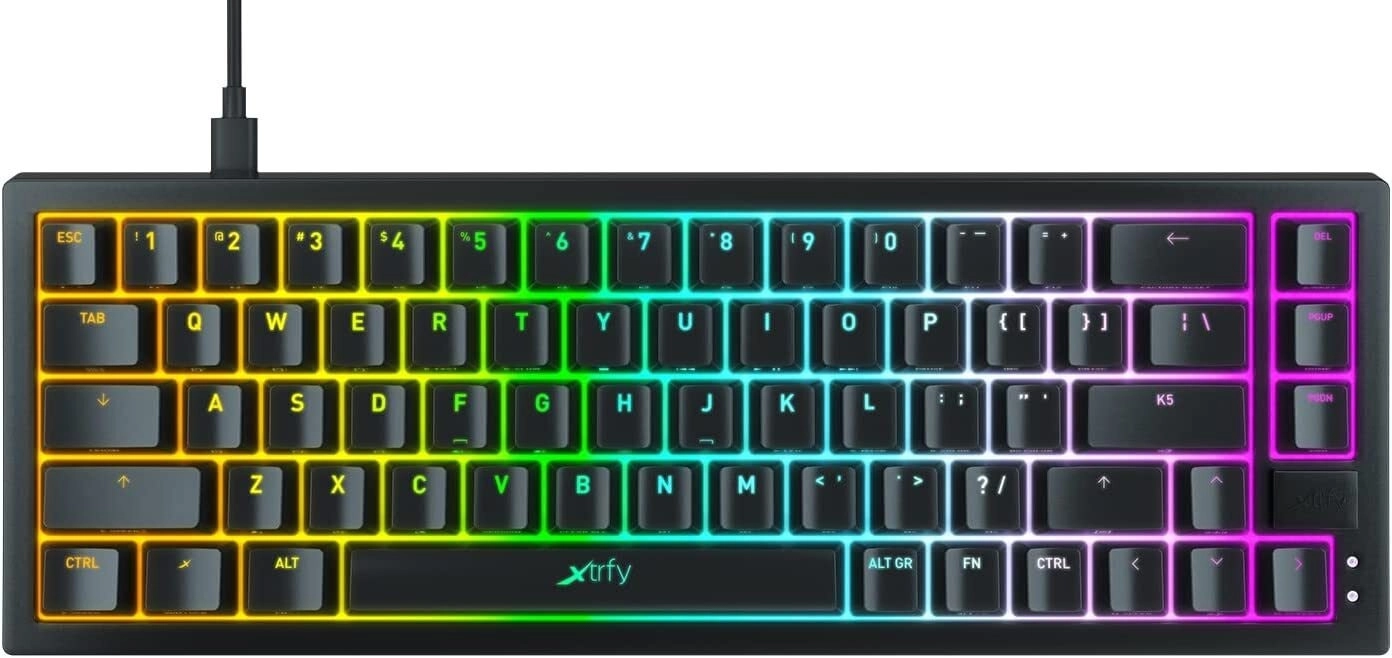 XTRFY K5 Compact Rgb Barebone Keyboard - Black