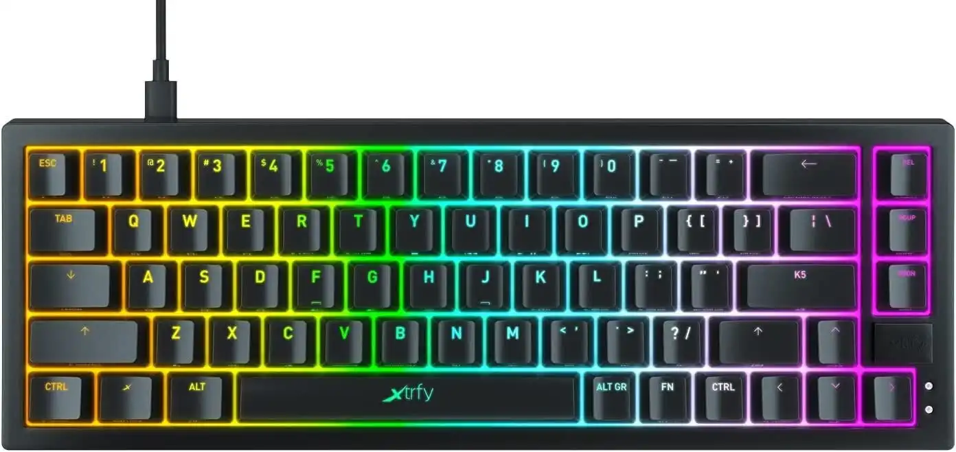 XTRFY K5 Compact Rgb Barebone Keyboard - Black