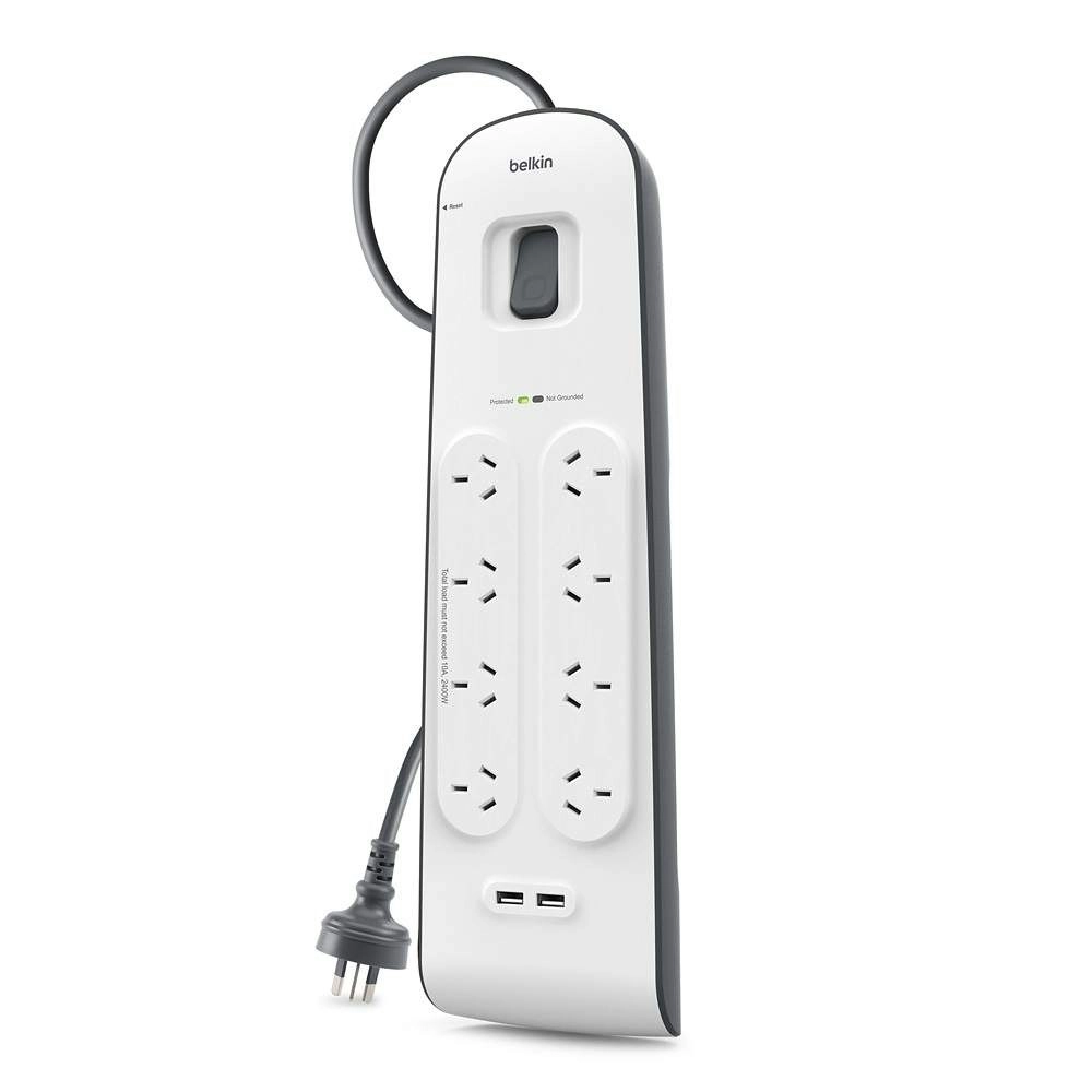 Belkin 2.4 Amp Usb Charging 8-outlet Surge Protection Strip