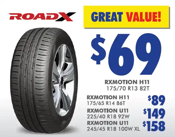 TYRE - ROADX RXMOTION H11 175/70 R13 82T