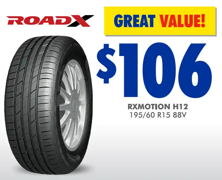 TYRE - ROADX RXMOTION H12 195/60 R15 88V