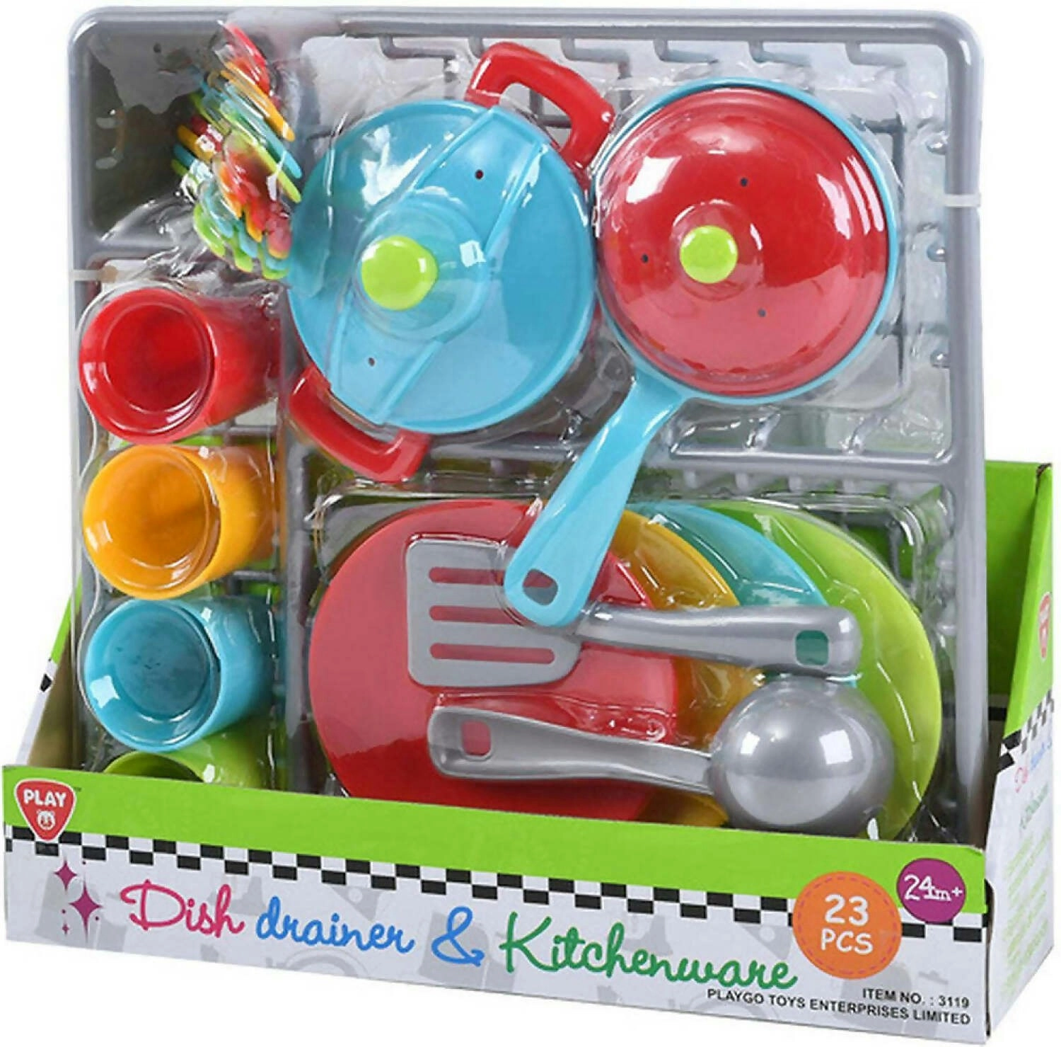 Playgo Toys Ent. Ltd. - Dish Drainer Set 23 Piece