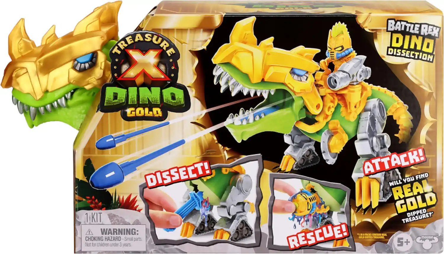 Treasure X - Dino Gold S5 Battle Rex Dino Dissection