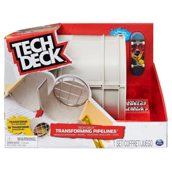 Tech Deck - Transforming Pipelines Modular Skatepark Playset