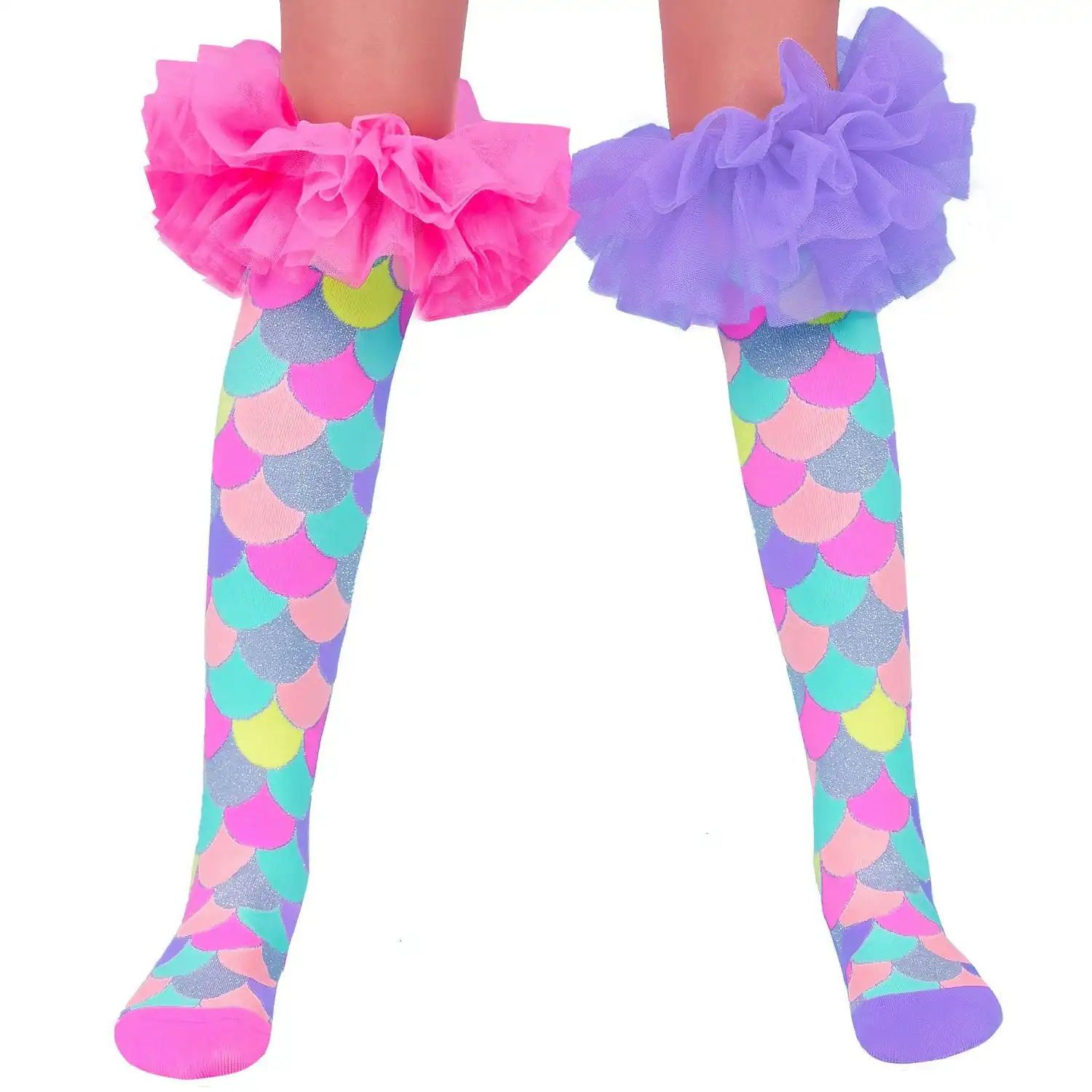 MADMIA -  Socks Toddler Age 3-5y Mermaid Frills Toddler