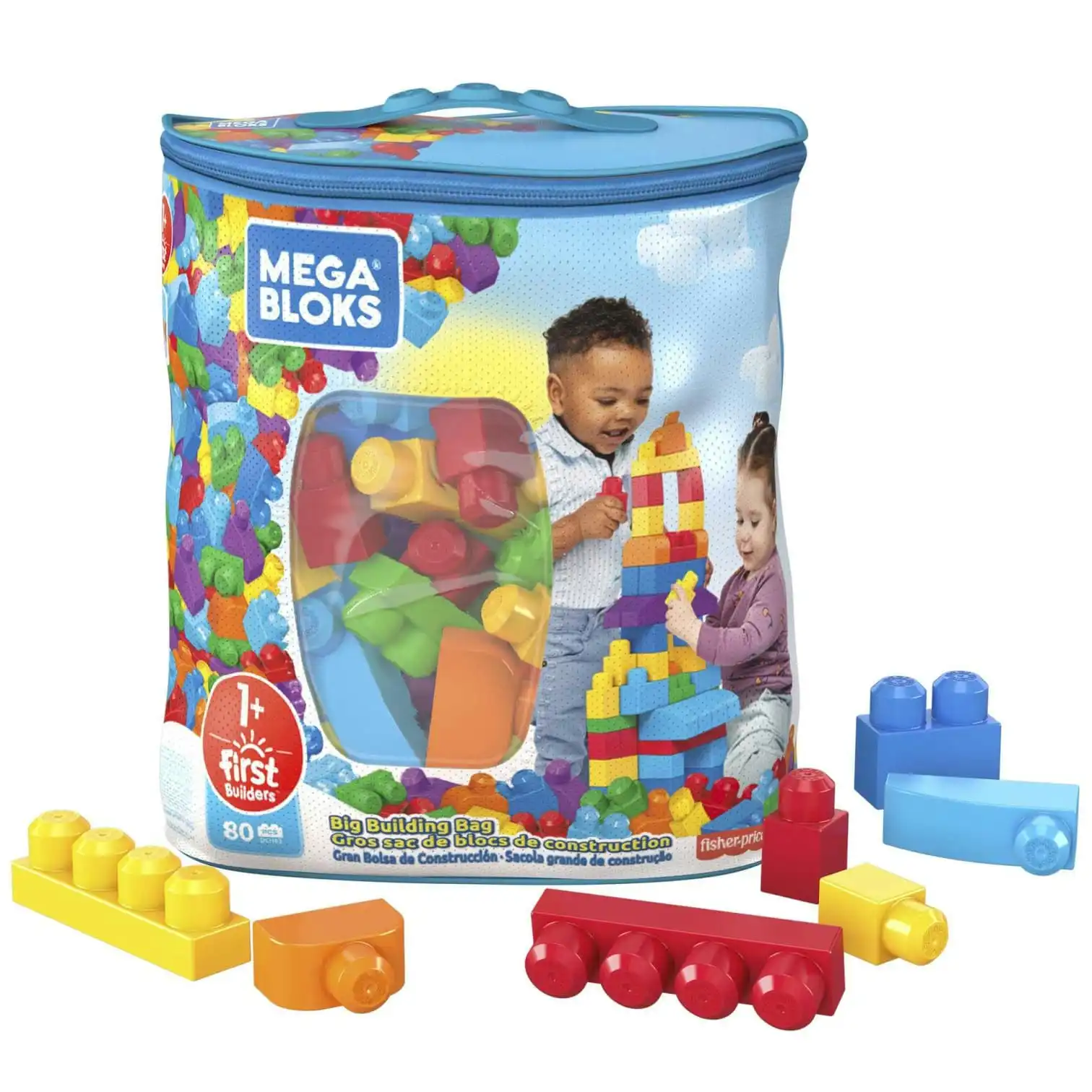 Mega Bloks - First Builders Big Building Bag  Mattel