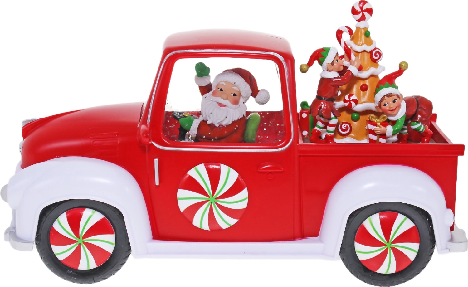 Cotton Candy - Xmas Santa Ute With Elves Figure