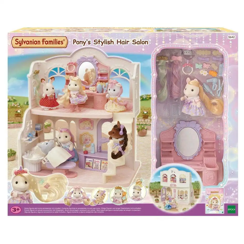 Sylvanian Families - Pony's Stylish Hair Salon Animal Doll Playset