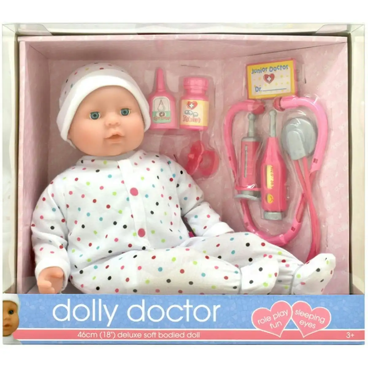 DollsWorld - Dolly Doctor Polka Dot 46cm