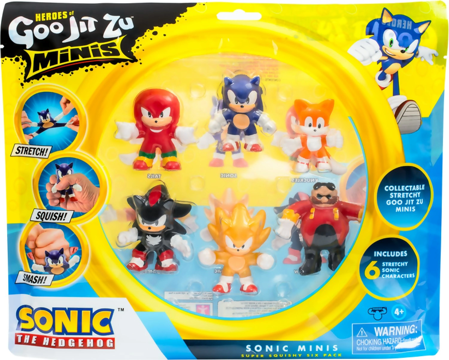 Heroes Of Goo Jit Zu - Sonic S3 Minis Mega 6 Pack