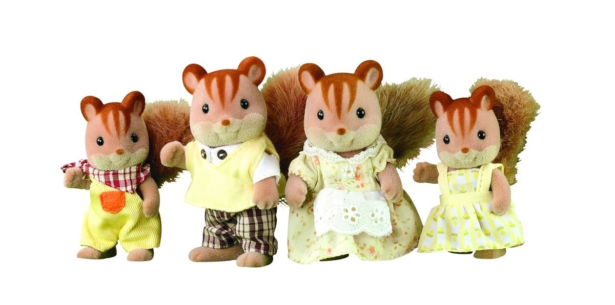 Sylvanian Families - Walnut Squirrel Family