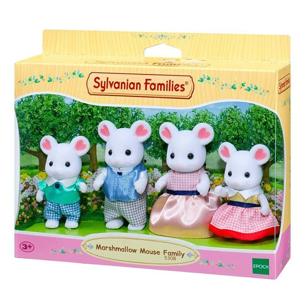 Sylvanian Families - Marshmallow Mouse Family