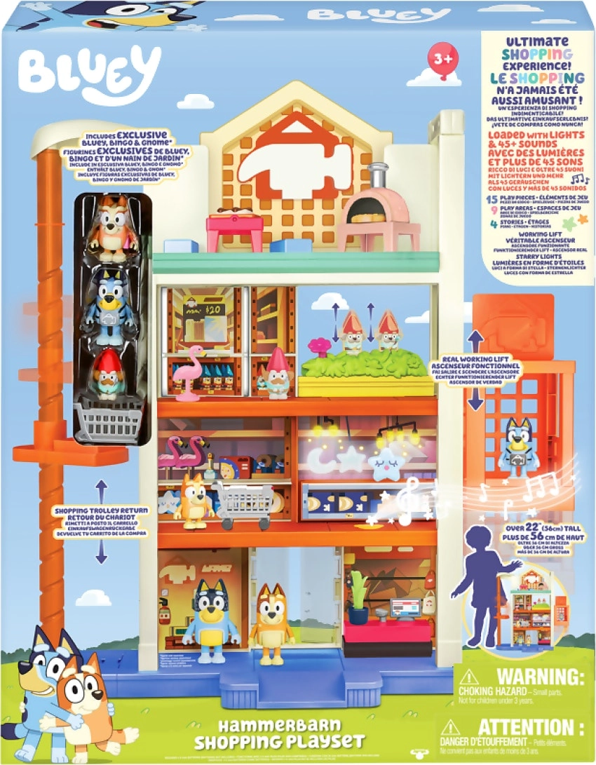 Bluey - S9 Hammerbarn Shopping Center Playset