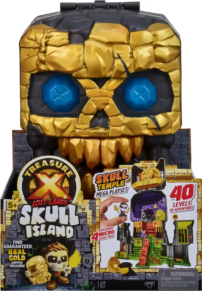 Treasure X - Lost Lands Skull Island Temple Mega Playset