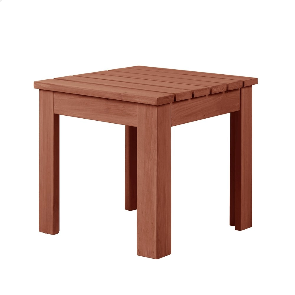 Alfordson Wooden Side Desk Coffee Table Outdoor Furniture Garden Brown