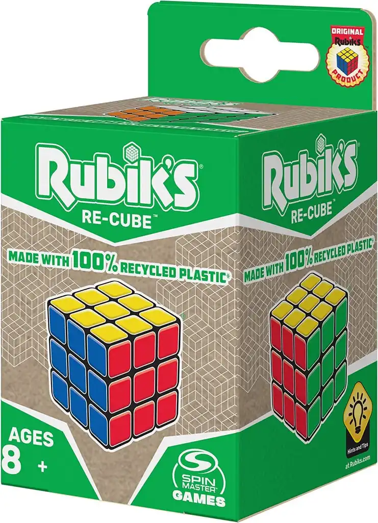 Rubik's Cube Re-cube Game Recycled Plastic