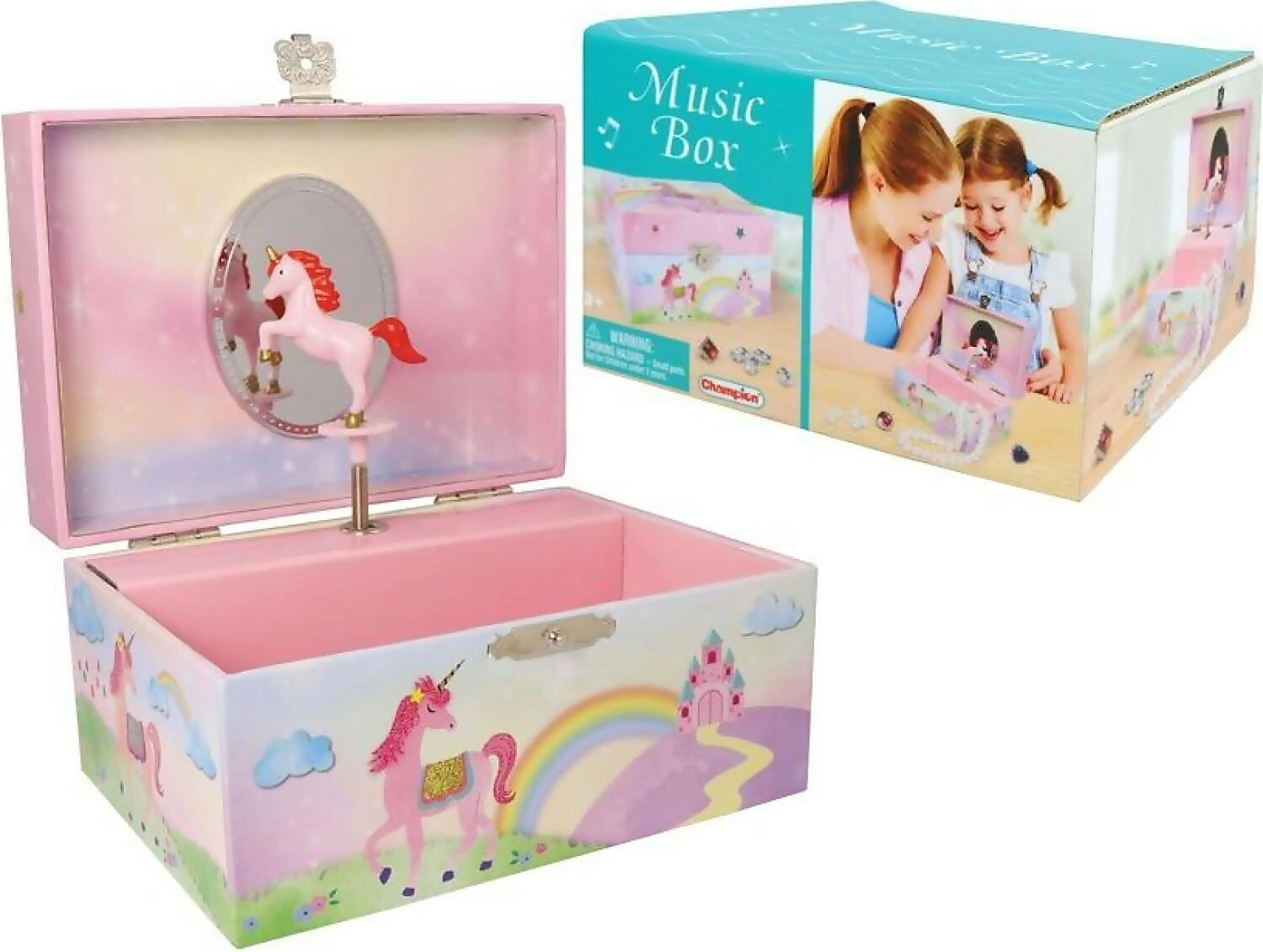 Champion - Unicorn Jewellery Music Box