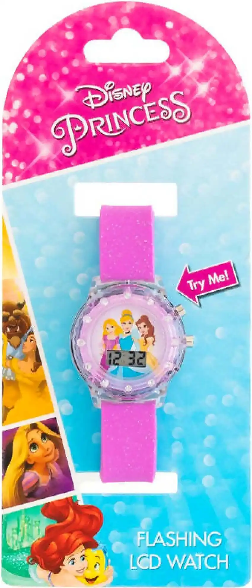 Digital Lcd Light Up Watch - Disney Princess - You Monkey