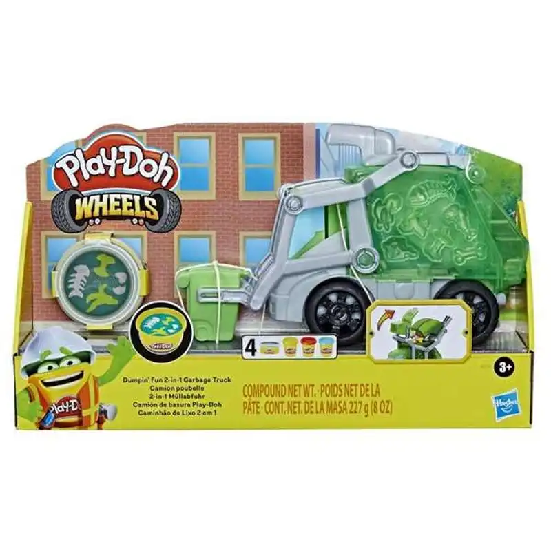 Play-doh - Wheels Dumpin' Fun 2-in-1 Garbage Truck Hasbro